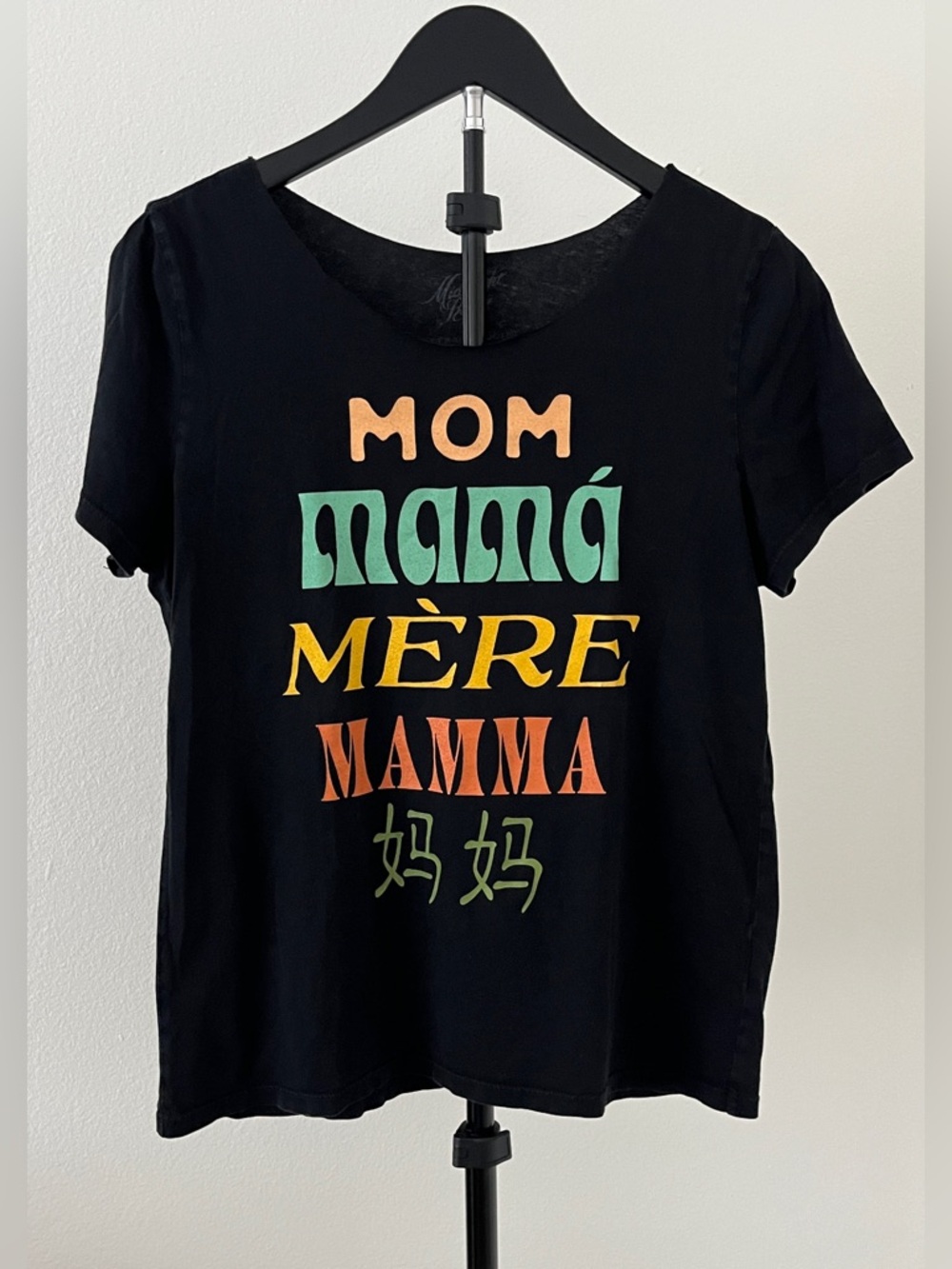 Anthropologie x Midnight Rider “Mom” Graphic Tee | Size Small | Made in USA